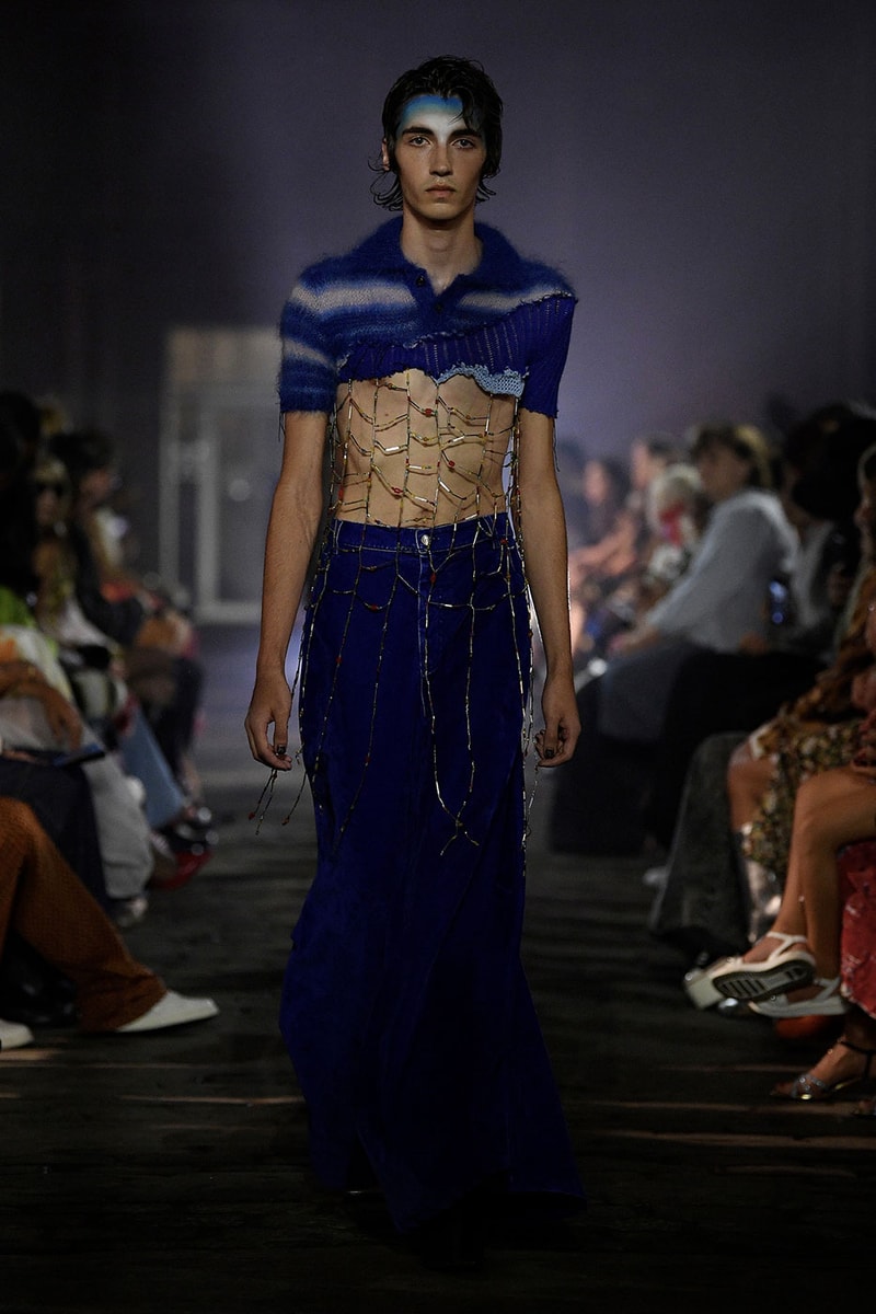 Marni SS23 Made the Sun Rise From Under the Manhattan Bridge spring summer 2023 manhattan bridge orange red blue milan francesco risso kendall jenner madonna anna wintour marni paloma