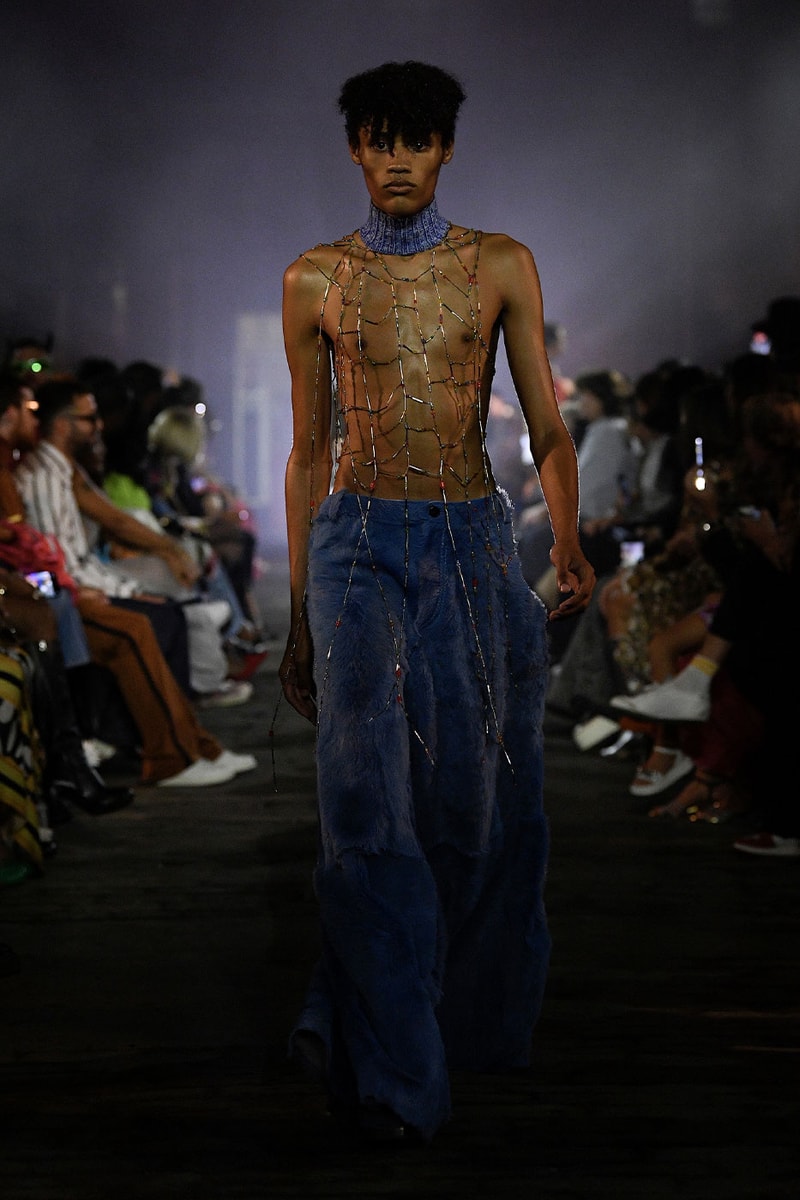 Marni SS23 Made the Sun Rise From Under the Manhattan Bridge spring summer 2023 manhattan bridge orange red blue milan francesco risso kendall jenner madonna anna wintour marni paloma