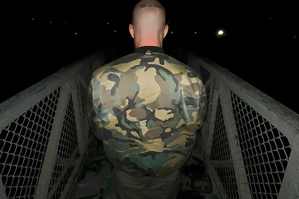 mastermind JAPAN x FOSTEX GARMENTS Skull Camouflage MA-1 Bomber 