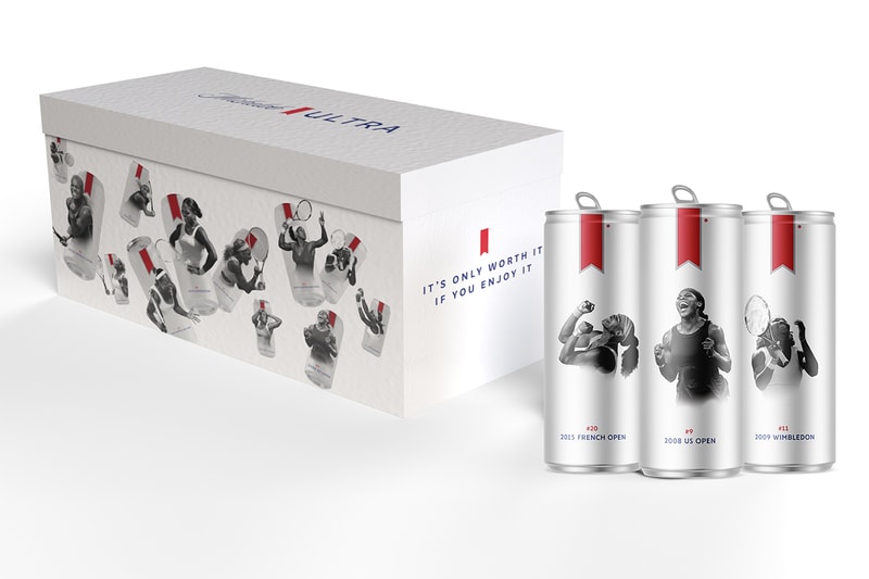 Michelob ULTRA Raises a Toast to Serena Williams' Career With Limited Edition Cans beer tennis us open french open wimbledon goat venus williams