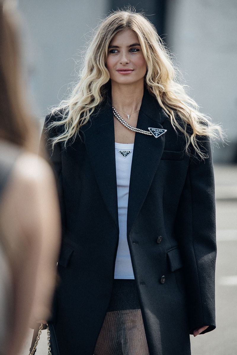 Milan Fashion Week Street Style Spring Summer 2023 SS23 prada bottega veneta jil sander diesel dolce gabanna kim kardashian