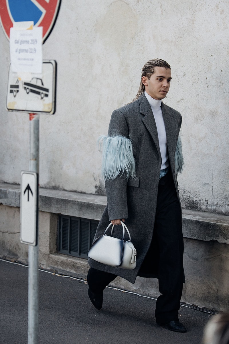 Milan Fashion Week Street Style Spring Summer 2023 SS23 prada bottega veneta jil sander diesel dolce gabanna kim kardashian