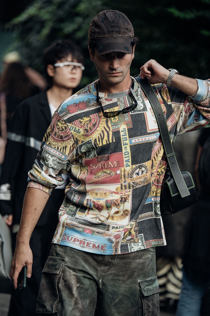 Milan Fashion Week Street Style Spring Summer 2023 SS23 prada bottega veneta jil sander diesel dolce gabanna kim kardashian