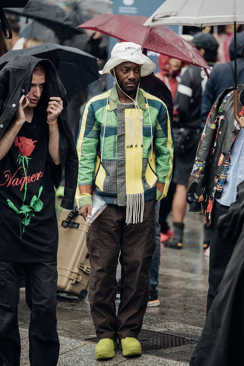 Milan Fashion Week Street Style Spring Summer 2023 SS23 prada bottega veneta jil sander diesel dolce gabanna kim kardashian