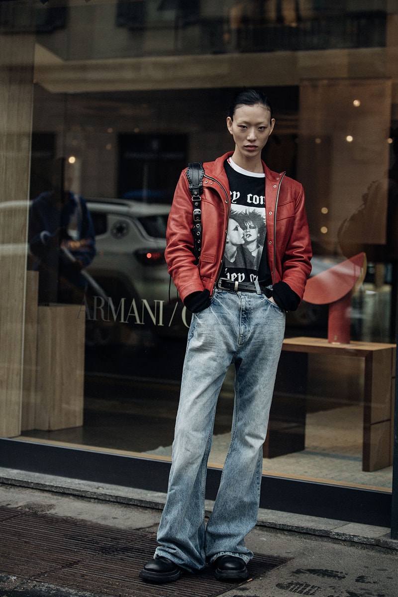 Milan Fashion Week Street Style Spring Summer 2023 SS23 prada bottega veneta jil sander diesel dolce gabanna kim kardashian
