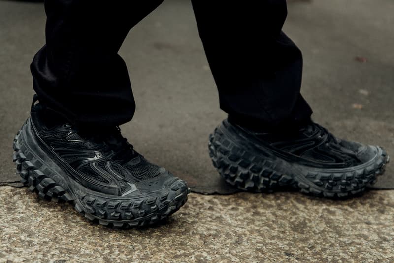 Here Are the Biggest Street Style Footwear Trends at Milan Fashion Week SS23 balenciaga asics nike foamposite comme des garcon mules clogs bottega rain boots crocks mule