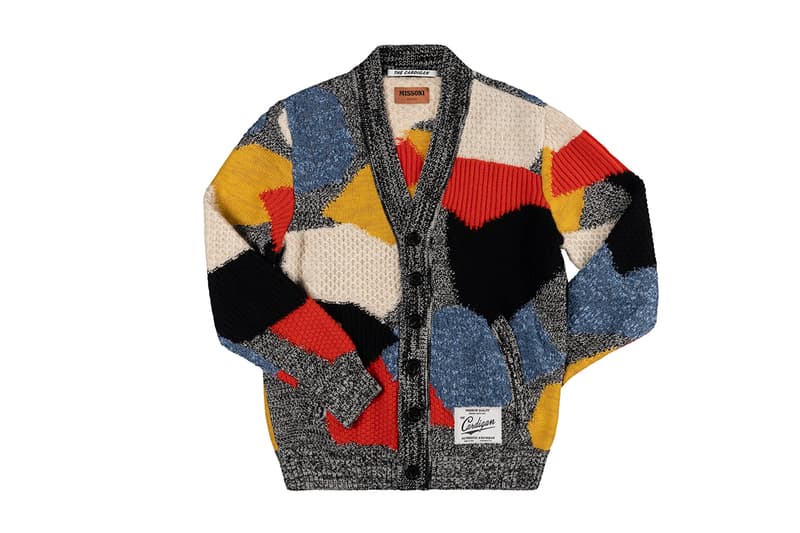 missoni cardigan fashion streetwear luxury wool blend heritage button zig-zag patchwork collection range fw22