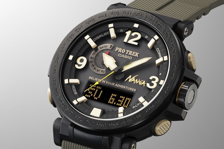 Nanga x Casio Pro Trek Collaborate On Biomass Trail Watch