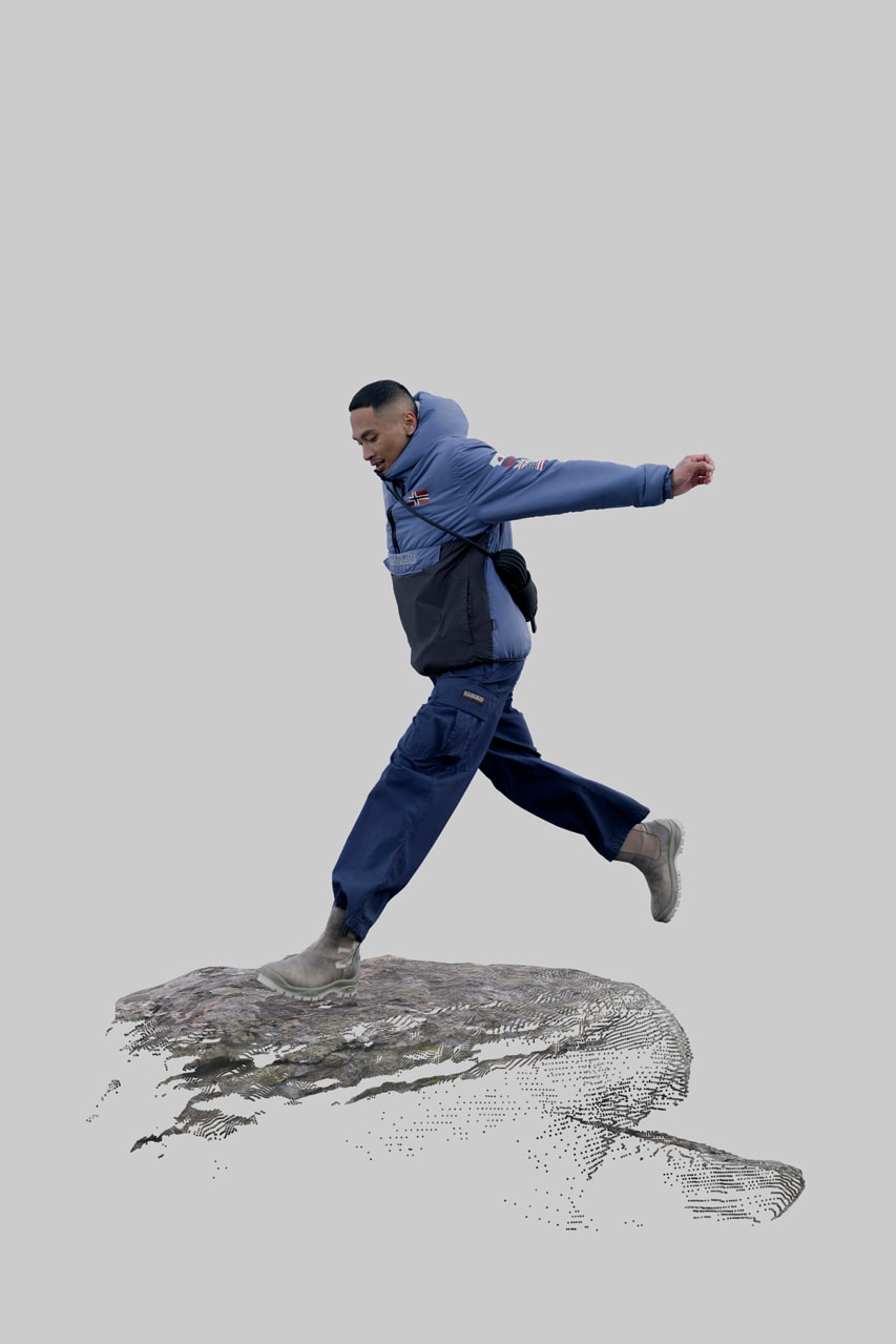 Napapijri FW22 "Be Out There" Campaign Beitostølen Norway Photogrammetry Outerwear Fall Winter 2022 Lookbooks