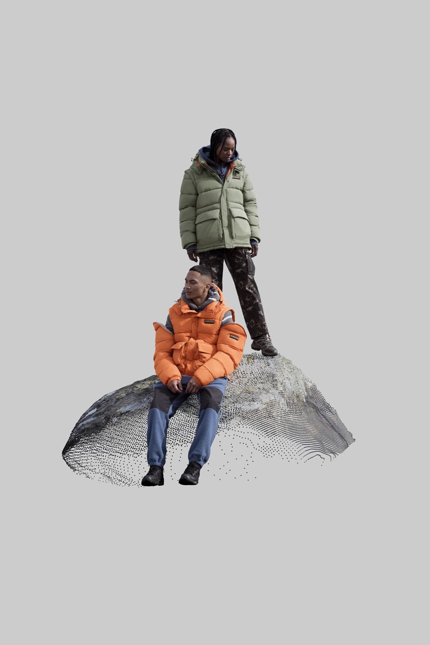 Napapijri FW22 "Be Out There" Campaign Beitostølen Norway Photogrammetry Outerwear Fall Winter 2022 Lookbooks
