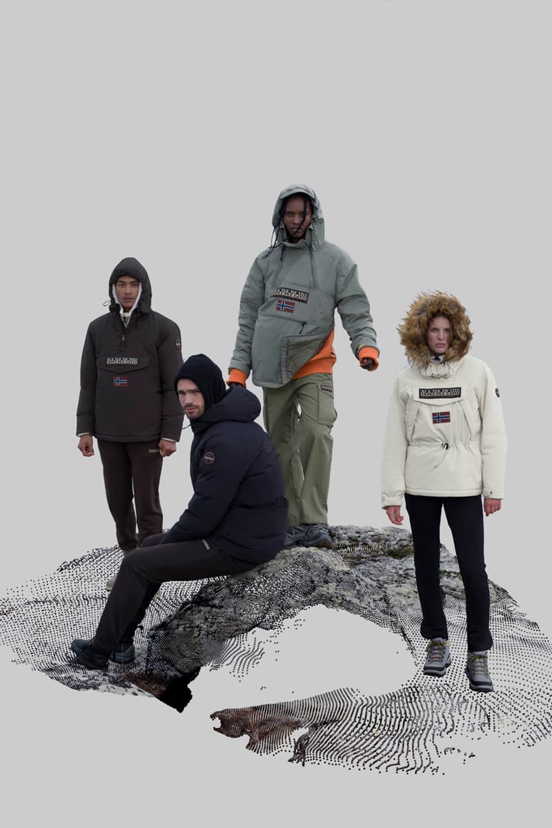 Napapijri FW22 "Be Out There" Campaign Beitostølen Norway Photogrammetry Outerwear Fall Winter 2022 Lookbooks