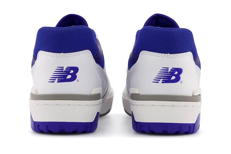 New Balance 550 los angeles lakers pack october 5 gold purple  mesh leather gray yellow orange release info date price