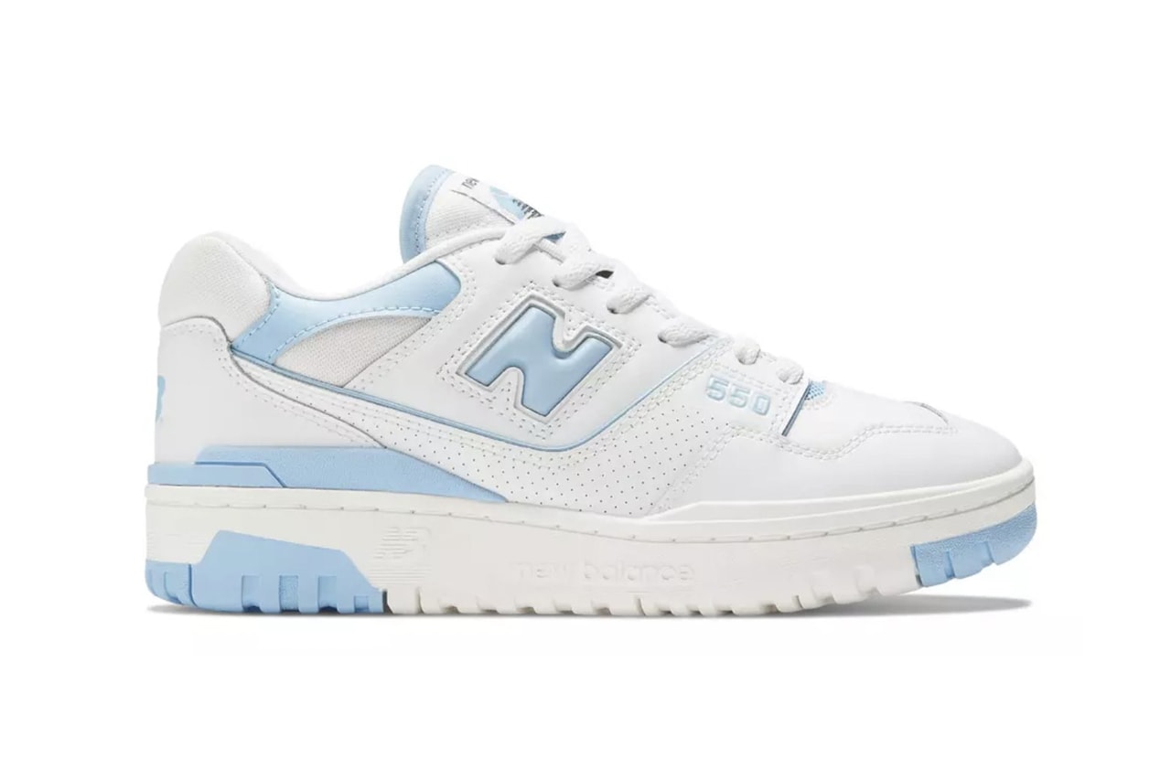 new balance 550 september 2022 white navy carolina blue grey official release dates info photos price store list buying guide