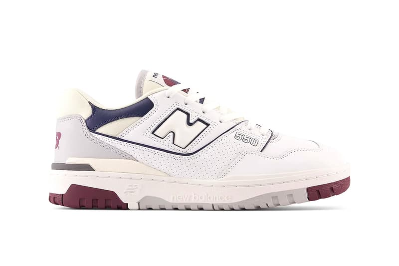 New Balance 550 Arrives in White and Natural Indigo BB550PWB fall sneakers lowtop