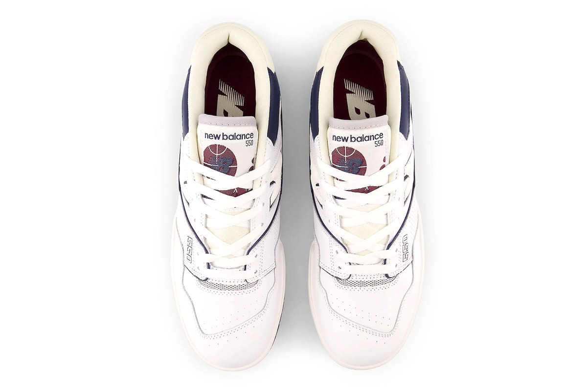 New Balance 550 Arrives in White and Natural Indigo BB550PWB fall sneakers lowtop