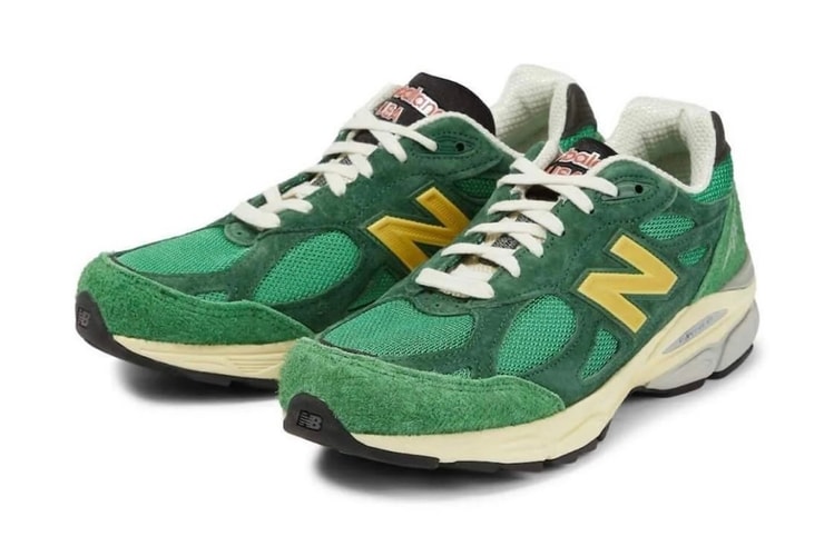 New Balance 990v3 Surfaces With Green and Yellow Uppers