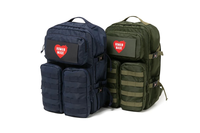 human made military bag collection season 24 september 24 8 bag types large shoulder backpack helmet pouch card case caribiner release info