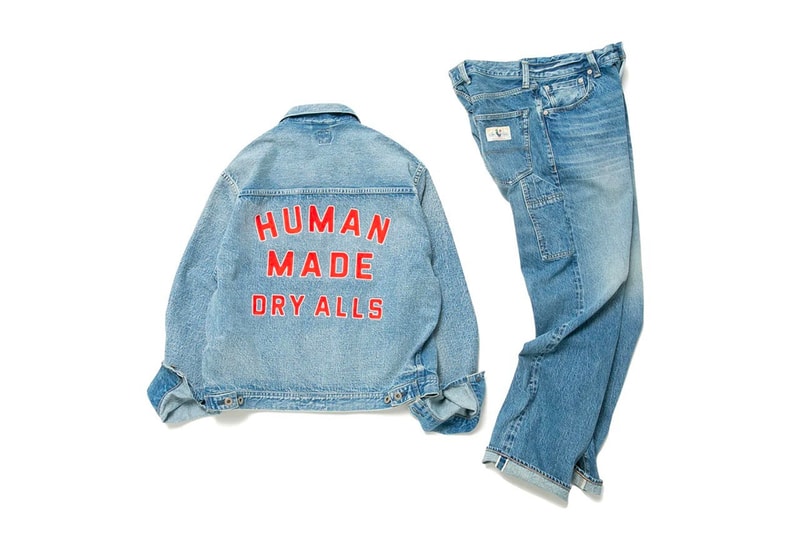 NIGO Releases Second Drop of HUMAN MADE "STORM COWBOY DENIM Collection classic vintage jeans jacket oversized japanese uniqlo kenzo worn selvedge slim straight leg