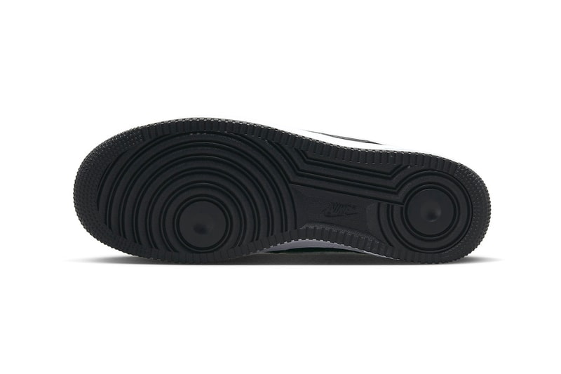 New Nike Air Force 1 Low Features Toggle Lacing DZ5070-010 black white colorway swoosh classic silhouette