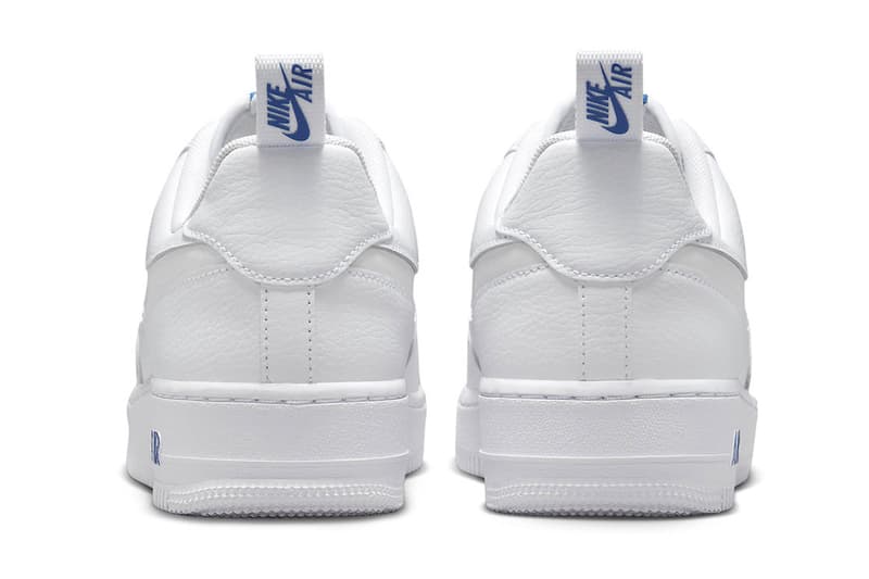 Nike Air Force 1 Low Receives Crisp White Iteration With Reflective Swooshes FB8971-100 release info low top shoes sneakers