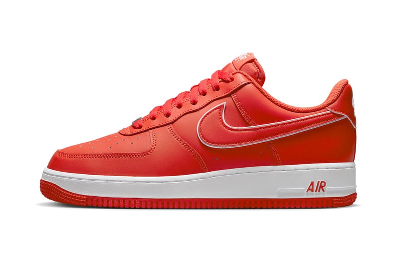red and white air forces 1