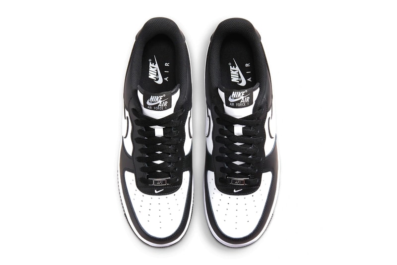 Nike Air Force 1 Low Receives Its Iteration of the Panda Colorway retro af1 low top classic silhouette swoosh dv0788-001 40th anniversary
