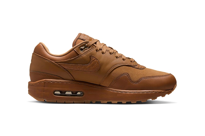 Nike Air Max 1 '87 Gets Hit With an "Ale Brown" Colorway swoosh lowtops DV3888-200 Ale Brown/Ale Brown-Gum Medium Brown tonal gold