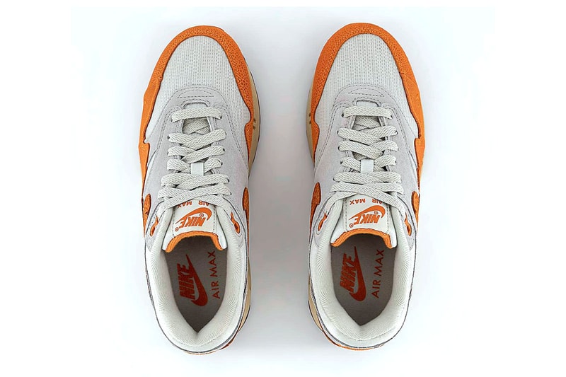 Nike Air Max 1 magma orange neutral grey dz4709 001 sneaker footwear release date info price