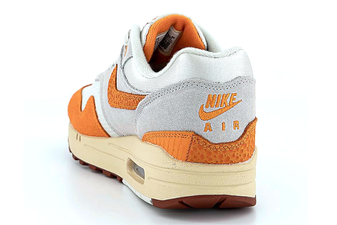 Nike Air Max 1 magma orange neutral grey dz4709 001 sneaker footwear release date info price