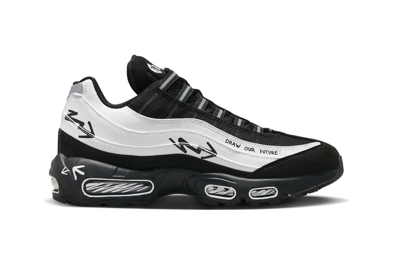 nike air max 95 sketch with the past markers bruce kilgore black white release info date price