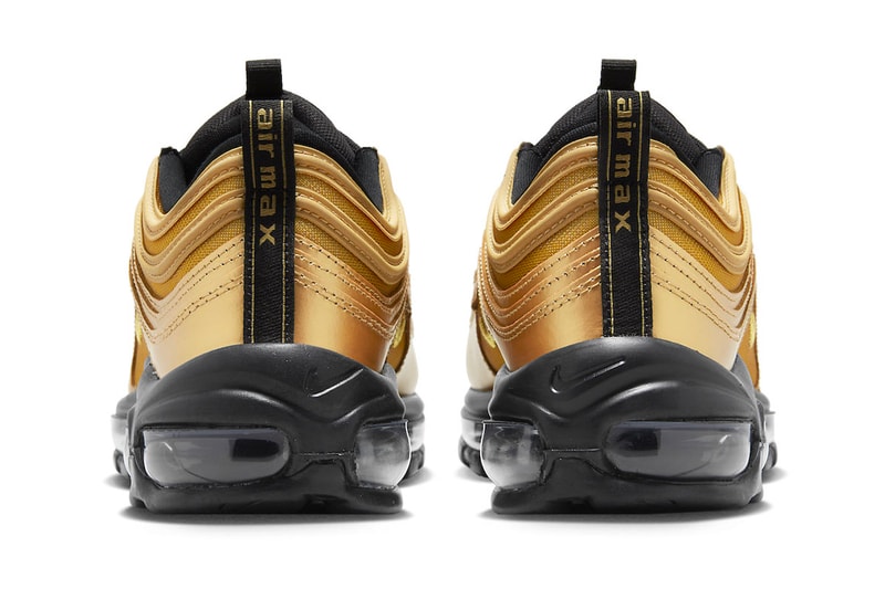 Nike Air Max 97 AM97 Metallic Gold Black 3m dx0137 700 185 usd release date info price