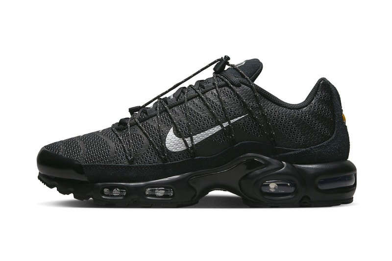 Nike Air Max Plus “Black Reflective” Releases With Toggle Lacing