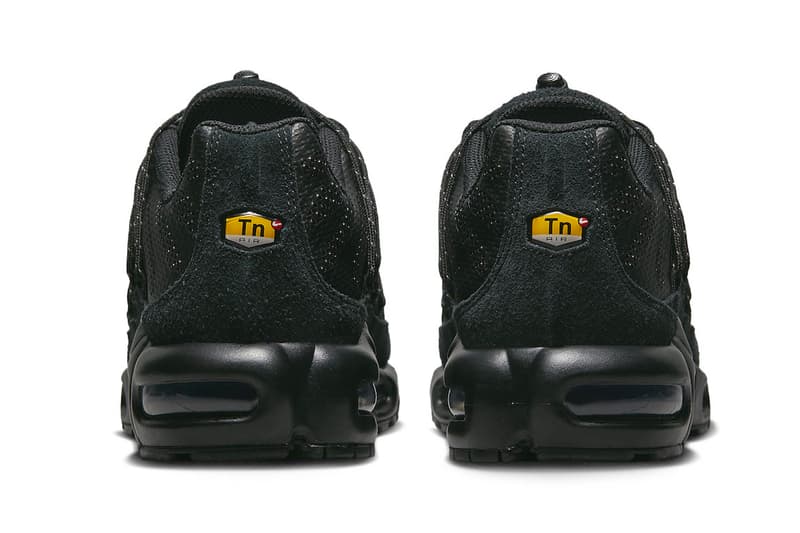  Nike Air Max Plus "Black Reflective" Releases With Toggle Lacing release info running shoes trek trail air unit FD0670-001