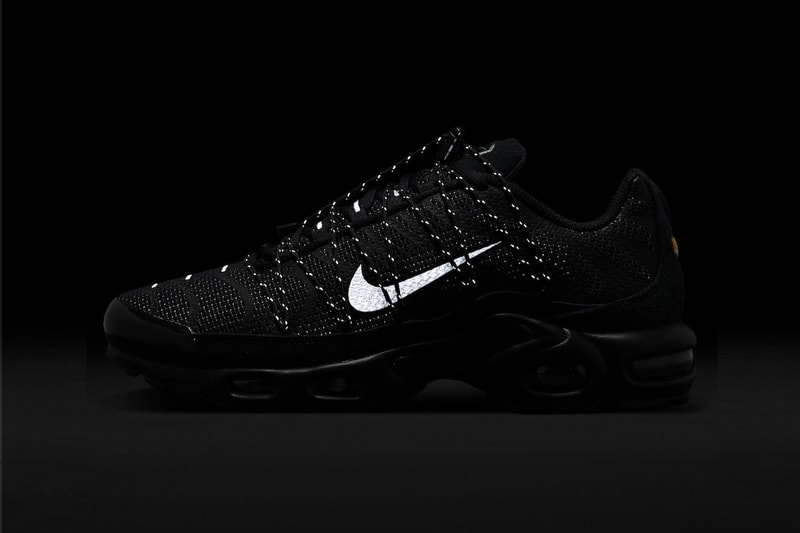 Nike Air Max Plus "Black Reflective" Releases With Toggle Lacing release info running shoes trek trail air unit FD0670-001