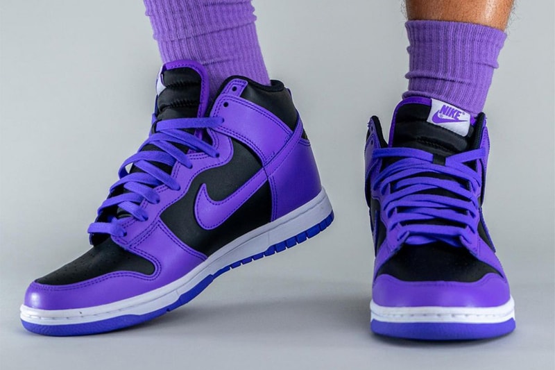 Nike Dunk High "Purple/Black" hype nike adidas swoosh asics reebok sneakers
