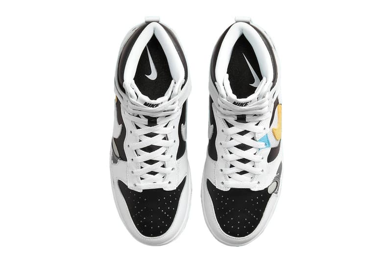 Nike Dunk High See-Thru "Reverse Panda" Release Info hype sneakers swoosh footwear DZ7327-001