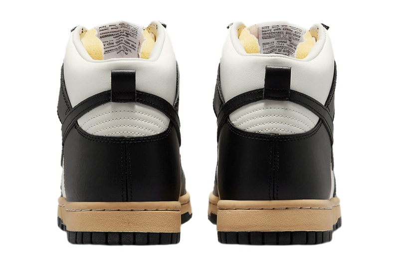 Nike Dunk High Vintage Panda Release Info swoosh sneakers hype