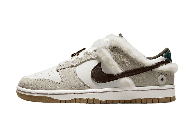 The Nike Dunk Low Gets Cozy with a "Fur & Bling" Makeover