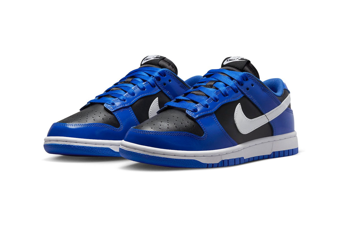Nike Dunk Low Game Royal wmns DQ7576-400 Official Photos white black