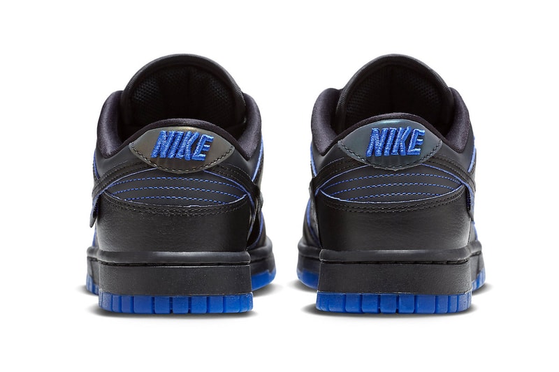Nike Dunk Low Comes Dressed in Iridescent Royal Blue Details FB1842-001 global themed lineup lowtop skater shoes