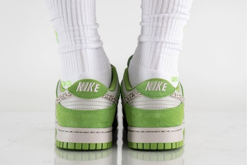 Nike Dunk Low 'Safari Swoosh - Chlorophyll' DR0156-300 - KICKS CREW