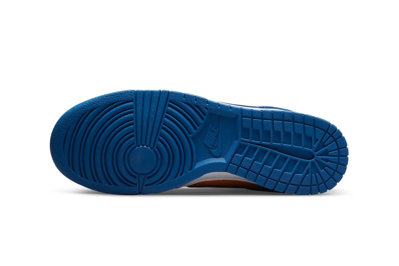 DD1391-402 Nike Dunk Low "UCLA" Receives Early October Release Date swoosh sneakers low top shoes basketball ucla bruins los angeles Blue Jay/University Gold-White