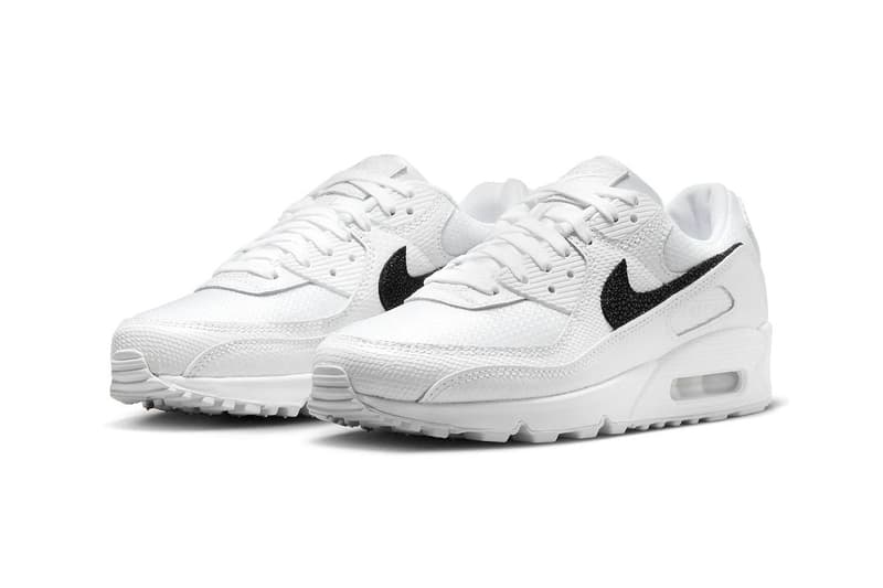 Nike Air Max 90 white reptile snakeskin black two tone release info date price