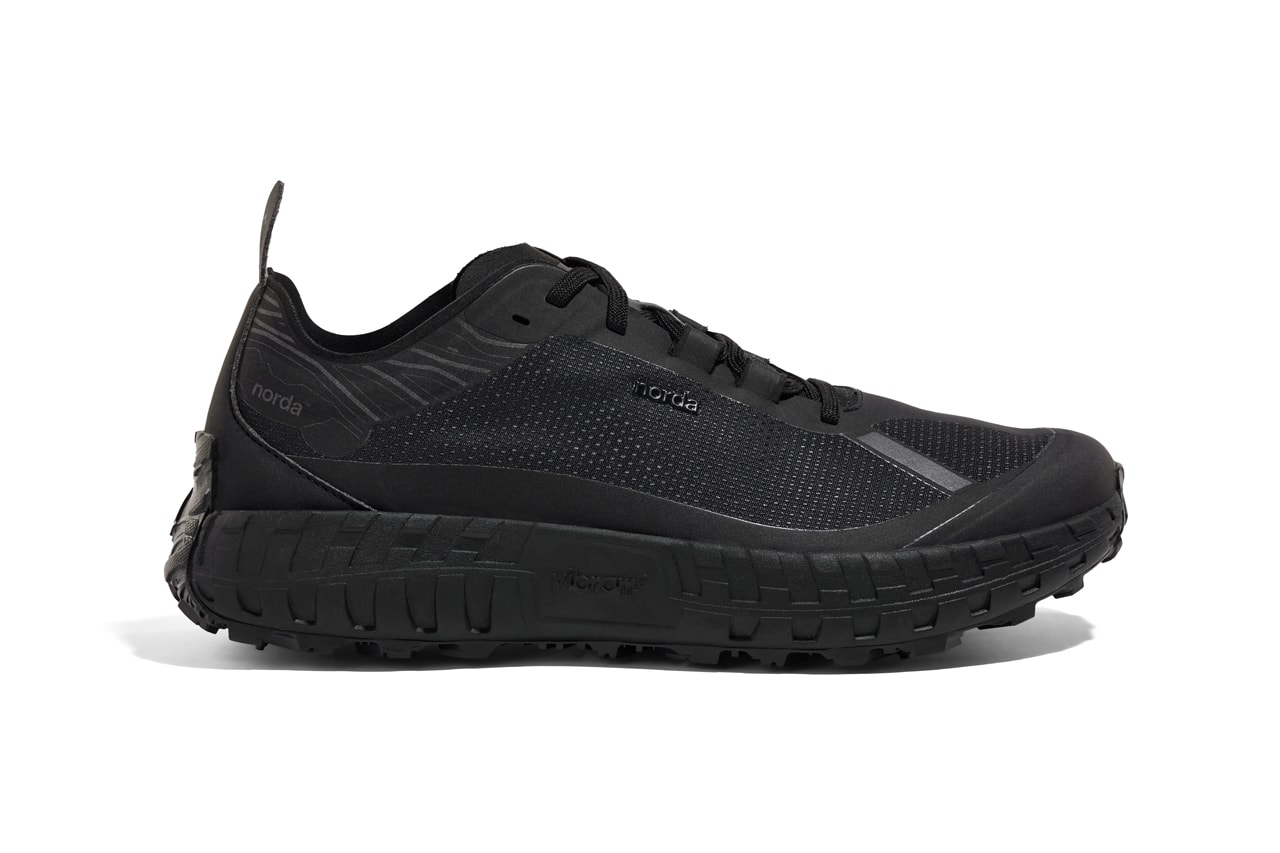 norda running 001 sneaker shoe stealth black labrador tea dyneema vibram graphite official release date info photos price store list buying guide 