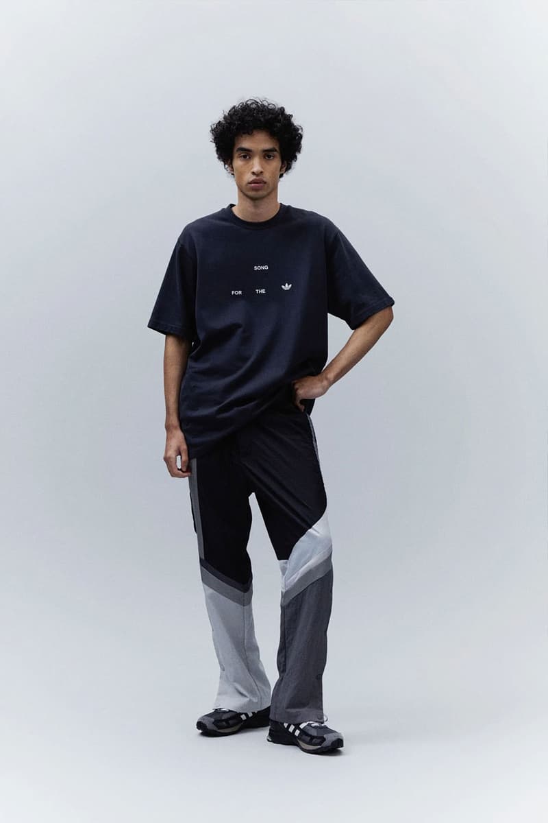 Song for the Mute adidas Originals Shadowturf SFTM 001 collaboration dusty pink honeycomb midnight nylon pants t shirts windbreaker shorts trackpant release info date price