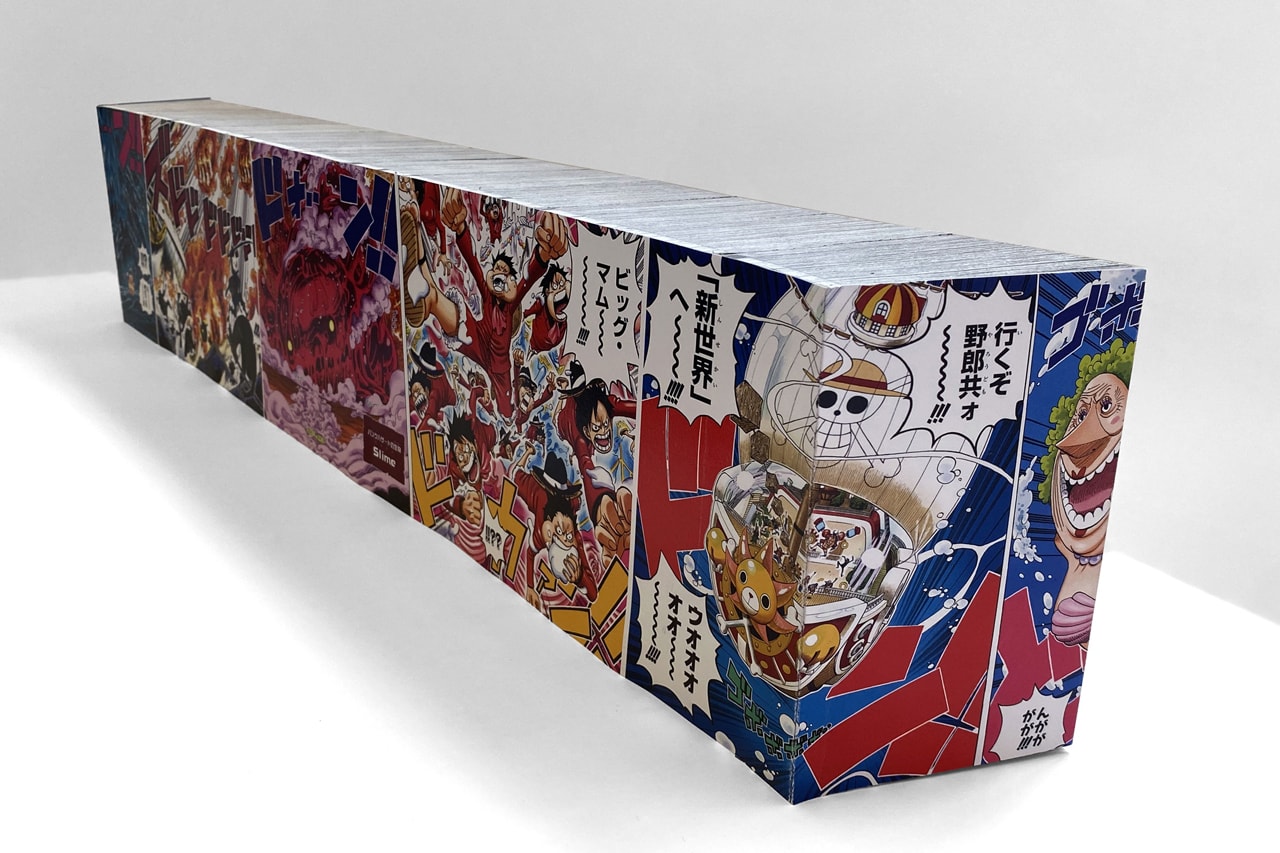 one piece comic book 50 volumes 21450 pages 35 pounds giant collectors item 50 Ilan Manouach artist release date info photos price store list buying guide