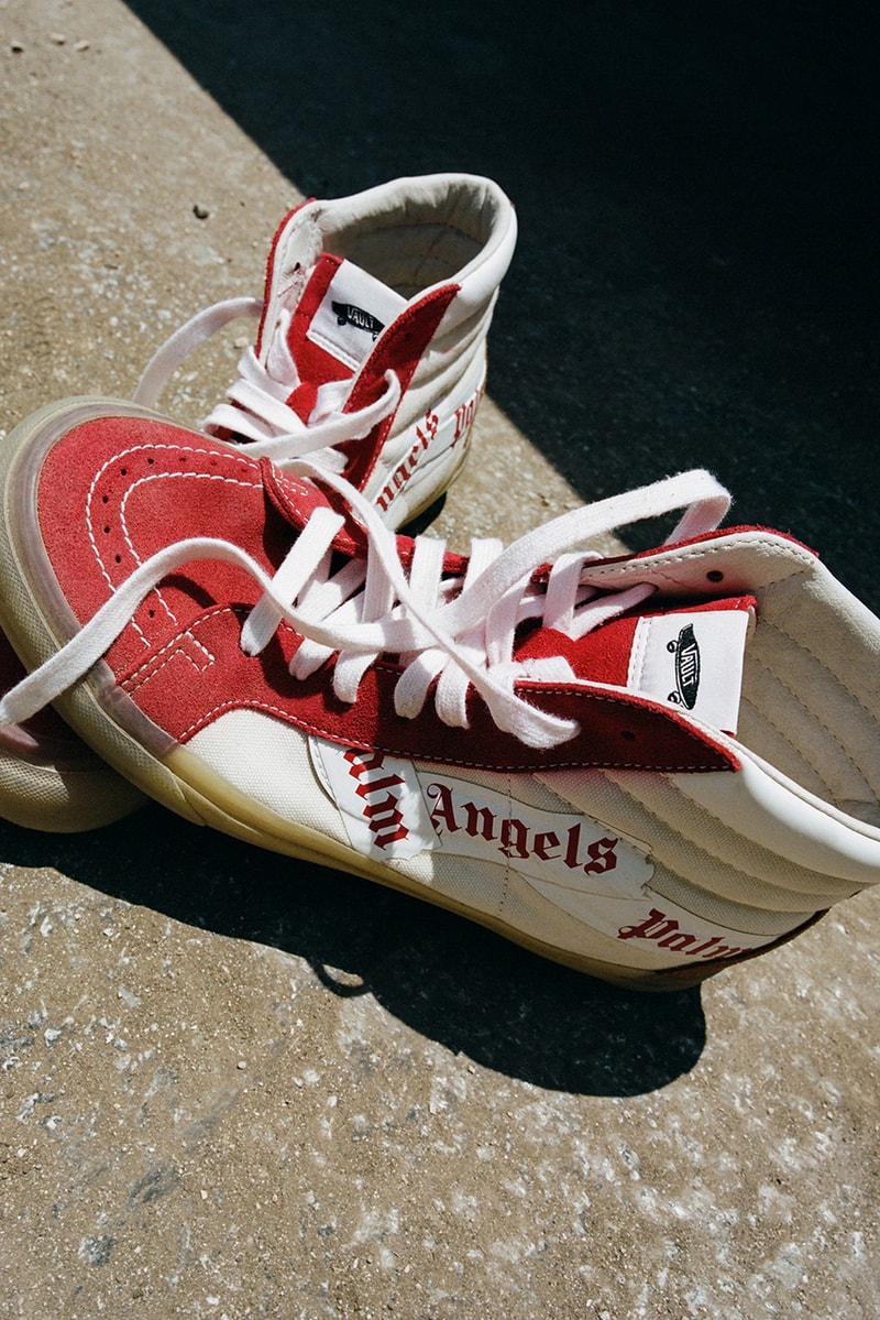 palm angels vault by vans sk8 hi vlt lx sk8 mid vlt lx old skool lx red gray white black release date info store list buying guide photos price  