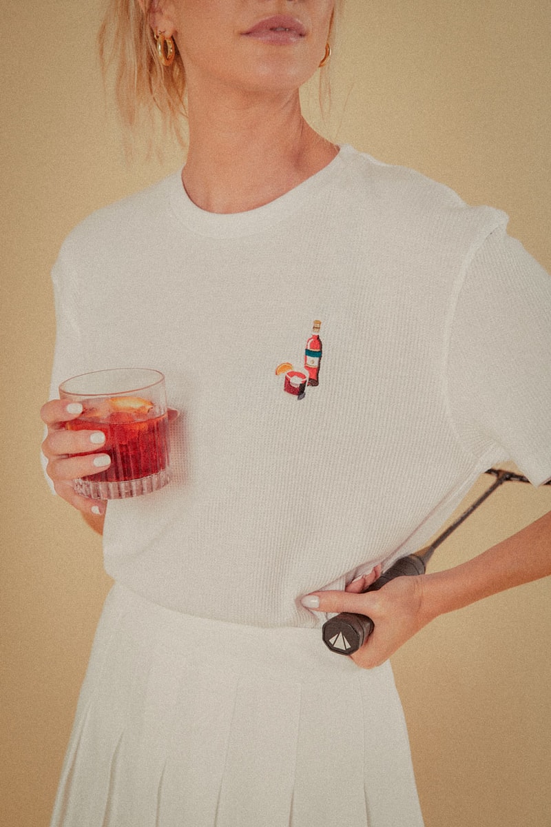 Percival CAMPARI Collection Collaboration Fashion Style Alcohol Negroni Week Slow Food Charity Knitwear Swinging Sixties