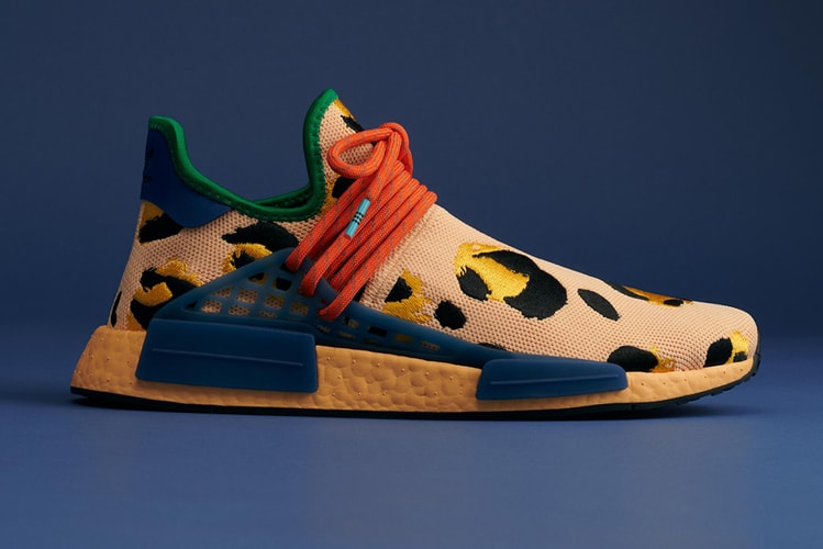 Pharrell and adidas Unveil a New NMD Hu Animal Print "Amber" Colorway