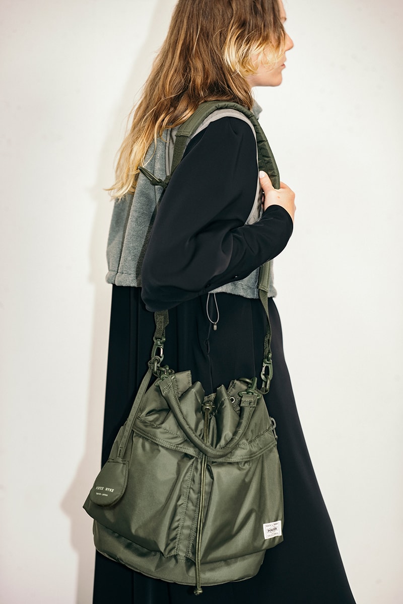 PORTER HYKE FW22 Bag Collection reconnect 2nd season tefox nylon ox key charm storage bag small large release info date price